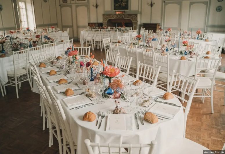 Salle de reception au manoir du Stang